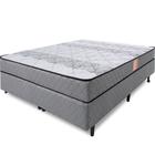 Cama Box Colchão Casal Ortopédico Firme Espuma D33 Antialérgico Certificado 138x188x51cm - BF Colchões