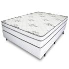 Cama Box + Colchão Casal Relaflex Mônaco Mola Ensacada 138x188x21cm - Relaflex Colchões