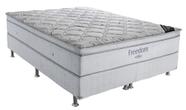 Cama box + Colchão Freedom Super King (193x203) - Ortobom