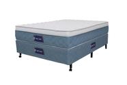 Cama Box + Colchão Netsono Casal Five Star Air One Face Pocket 138x188x59cm