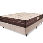 Cama Box Colchão Queen Ortopédico Firme Espuma D33 Antialérgico Certificado 158x198x54cm - BF Colchões