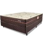 Cama Box Colchão Queen Ortopédico Firme Espuma D33 Antialérgico Certificado Bege 158x198x58cm - BF Colchões