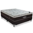 Cama box + Colchão Sleep King Casal (138x188) - Ortobom