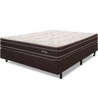 Cama Box Colchão Viúva 100% Espuma Dupla Face Antialérgico 128x188x56cm - BF Colchões