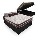 Cama Box Com Baú Casal + Colchão De Molas - Anjos - Classic Superlastic 138cm