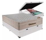 Cama Box Com Baú Casal + Colchão De Molas Ensacadas - Ortobom - AirTech SpringPocket - 138x188x67cm