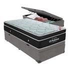 Cama+ Box com Bau Ortobom Colchão Solteiro com Molas Ensacadas