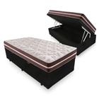 Cama Box com Baú Solteiro + Colchão de molas - Anjos - Classic Superlastic 88cm