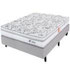 Cama Box com Colchão Casal Ortopédico Firme Espuma D28 138x188cm BF Colchões