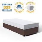 Cama Box com Colchão de Espuma D33 Enrolado ConfortLuck Solteiro 88cm