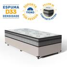 Cama Box com Colchão de Espuma D33 Pillow In Anjos Ortosleep Solteiro 78 cm