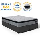 Cama Box com Colchão de Espuma D33 Pillow Top Maxx Queen 158 cm