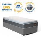 Cama Box com Colchão de Espuma D45 Pillow Top Fort Comfort Solteiro 88 cm