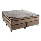 Cama Box com Colchão King Size Molas Bonell Revolution Tecnopedic Castor 193x203