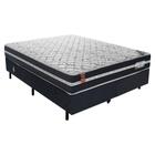 Cama Box com Colchão King Size Molas Ensacadas New Barcelona Firme Fortezza 193x203