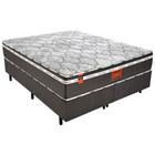 Cama Box com Colchão King Size Molas Pocket New Maranello Macio Fortezza 193x203