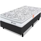 Cama Box com Colchão Solteiro Ortopédico Firme Espuma D28 88x188m BF Colchões