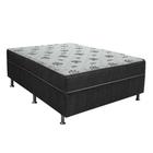 Cama Box Conjugado Casal Santo Box Espuma D23 53x138x188