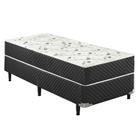 Cama Box Conjugado Solteiro Molas Bonnel - 44x78x188cm:Branco