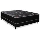 Cama Box Conjugado Viúva Ortopédico Preto Oriental 45x128x188 Ducci