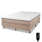 Cama Box e Colchão Magnético Casal Massageador Bio - Basic