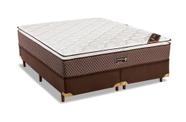 Cama box evollution reconflex queen 1.58 molas ensacadas e pillow top