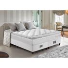 Cama Box King Colchão + Box 193x203 Molas Ensacadas Cama inBox Confort Snow