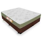 Cama Box King + Colchão De Espuma D33 - Castor - Sleep Max 193cm