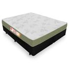 Cama Box King + Colchão De Espuma D33 - Castor - Sleep Max 193cm