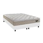 Cama Box King + Colchão Ecoflex Lush Molas Ensacadas 193x203x75