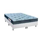 Cama Box King: Colchão Espuma D45 Orthoflex Comfortpedic Line + Base CRC Courano White(193x203)