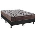 Cama Box King: Colchão Molas Ensacadas Ortobom SuperPocket Physical + Base CRC Suede Gray(193x203)