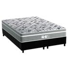 Cama Box King: Colchão Molas Ensacadas Probel MasterPocket  Evolution + Base CRC Suede Black(193x203)