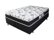 Cama Box King + Colchão Noble Relaflex 193x203x51 Ortopédico