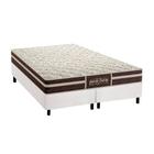 Cama Box King: Colchão Ortopédico Probel Guarda Costas Extra Firme + Base CRC Courano White(193x203)