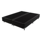 Cama Box King Size Preta Comfort Prime 193x203