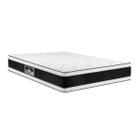 Cama Box Marrom e Colchão Black & White Air Double Face Espuma D33 Casal Castor