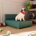 Cama Box Pet Dog Retriever Cachorro Porte Grande 80 cm Cor Azul - Comprar Moveis em Casa