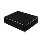 Cama box pet luxo estofada cor preta