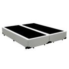 Cama Box Queen Bipartido NK Camas Sintético Branco 40x158x198