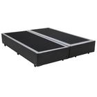 Cama Box Queen Bipartido NK Camas Sintético Cinza 40x158x198