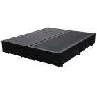 Cama Box Queen Bipartido Sintético Preto - 30x158x198