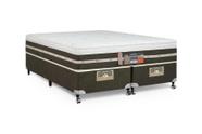 Cama Box Queen Castor Silver Star Air One Face Tecnopedic 158x198x59 + Box Castor Verde