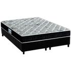 Cama Box Queen: Colchão Anatômico Probel D45/EP Advanced Tech2000 + Base CRC Suede Black(158x198)