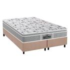 Cama Box Queen: Colchão Anatômico Probel D45/EP Guarda Costas Próextreme Plus + Base CRC Suede Clean(158x198)