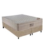 Cama Box Queen + Colchão De Molas Ensacadas Airtech Ortobom 70X158X198