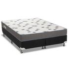 Cama Box Queen: Colchão Espuma D33 Ortobom Light + Base CRC Courano Black(158x198)