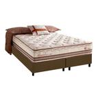 Cama Box Queen + Colchão Herval Istambul Maxspring 158x198x73