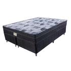 Cama Box Queen Colchão Mola Ensacada Belos Sonhos + Box Sintético 65x158x198 - Mestre dos Colchões