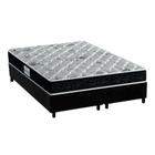 Cama Box Queen: Colchão Ortopédico Probel D45/EP Advanced Tech2000 Plus + Base CRC Suede Black(158x198)